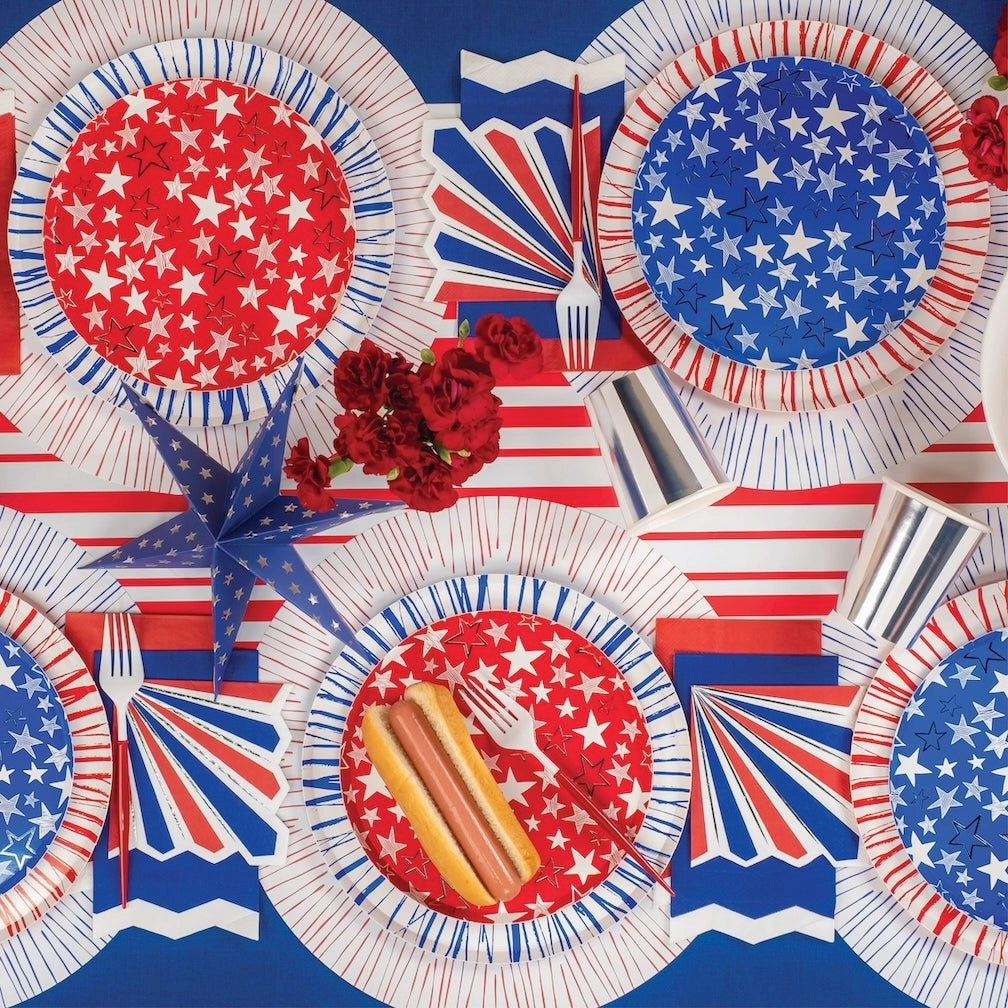 Americana Stars Dessert Plates