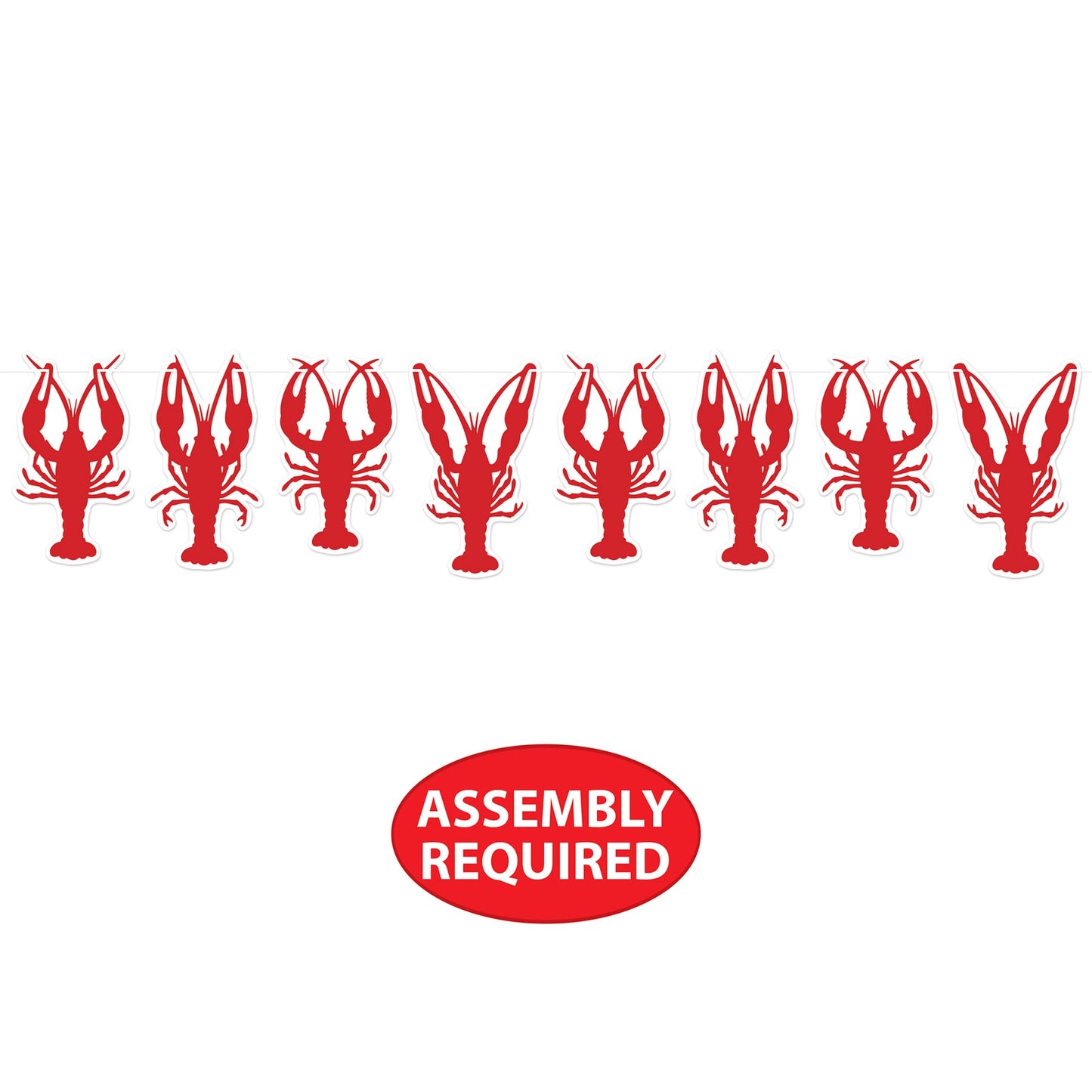 Crawfish Streamer Garland