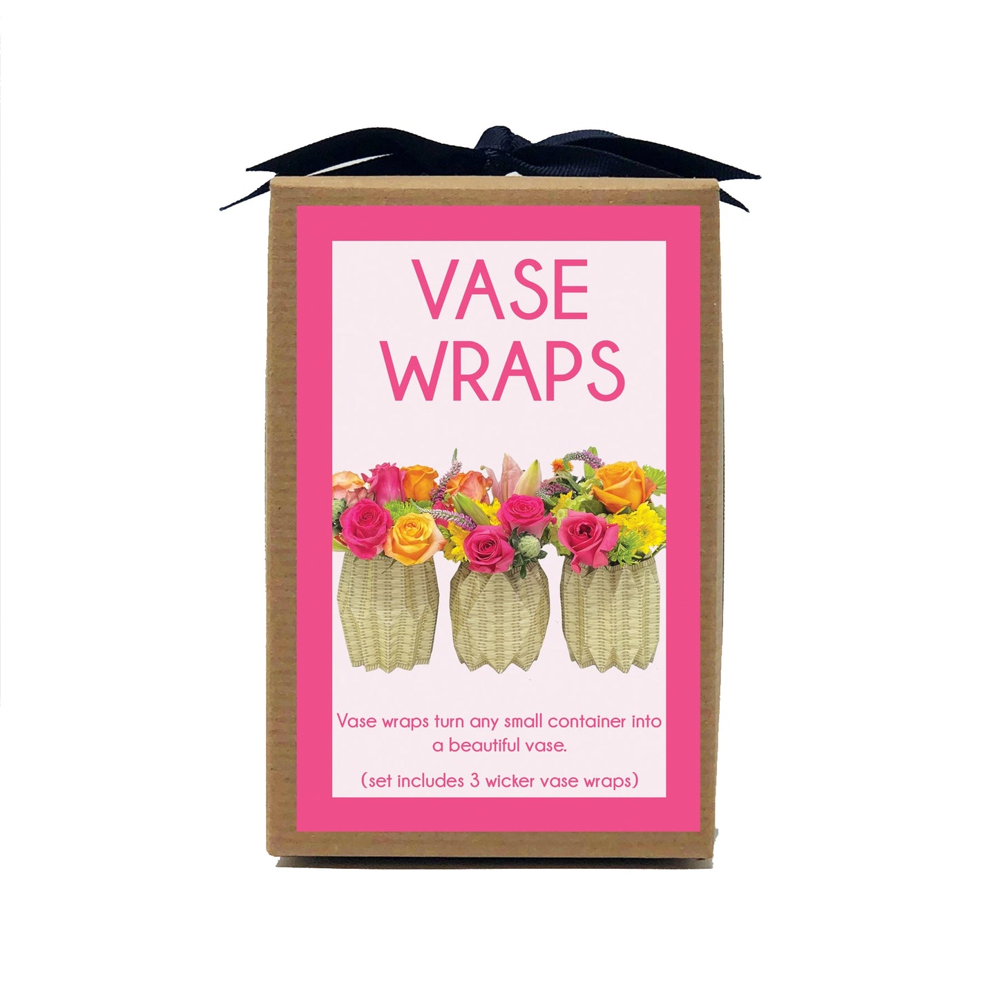 Wicker Paper Vase Wraps