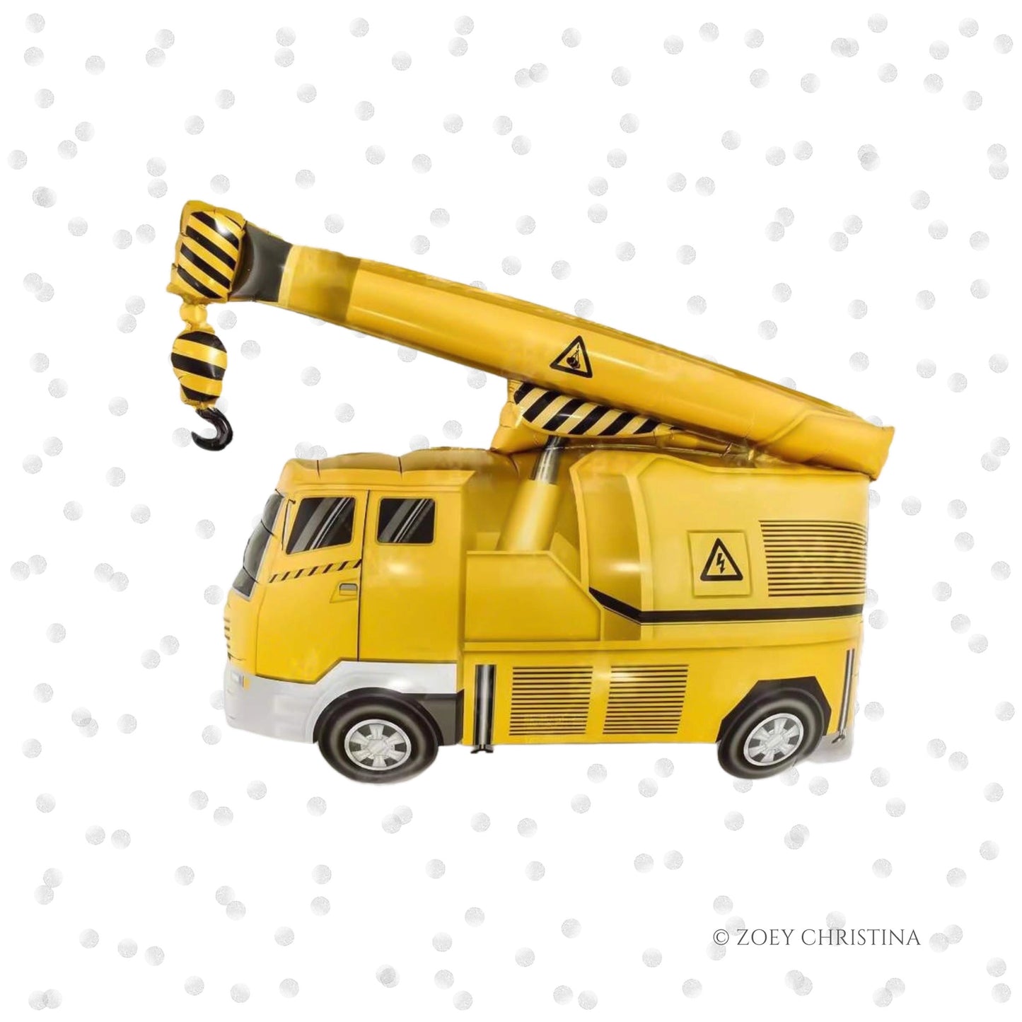 33" Crane Construction Mylar