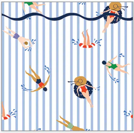 Swimmers Table Runner