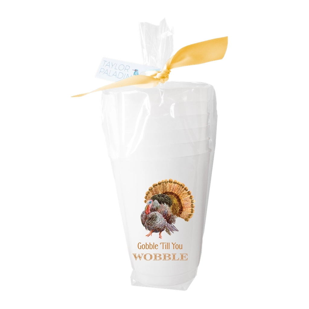 Gobble Turkey Frosted Cups