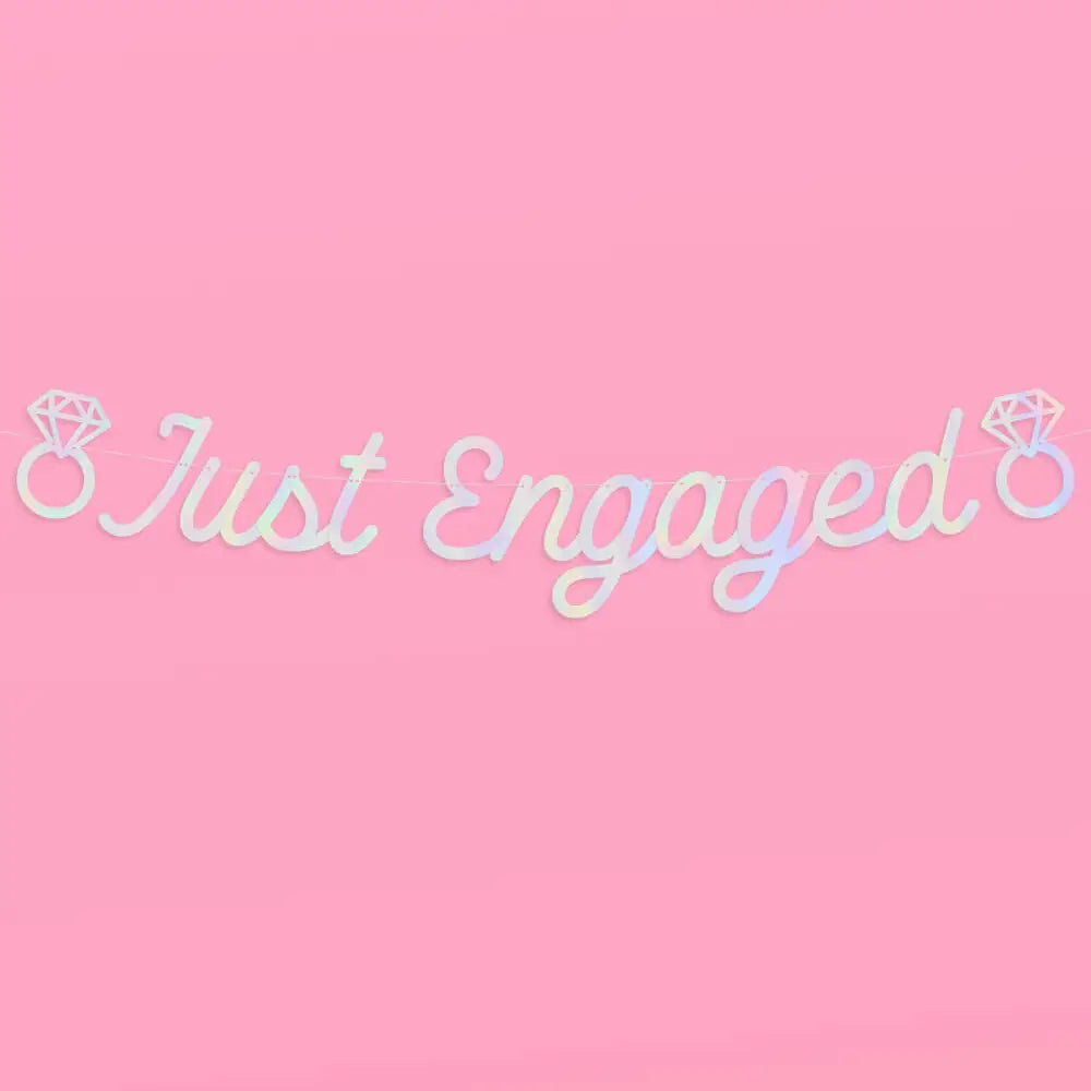 Just Engaged Banner