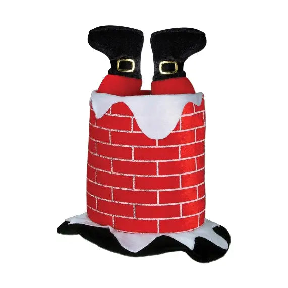 Plush Santa Chimney Hat