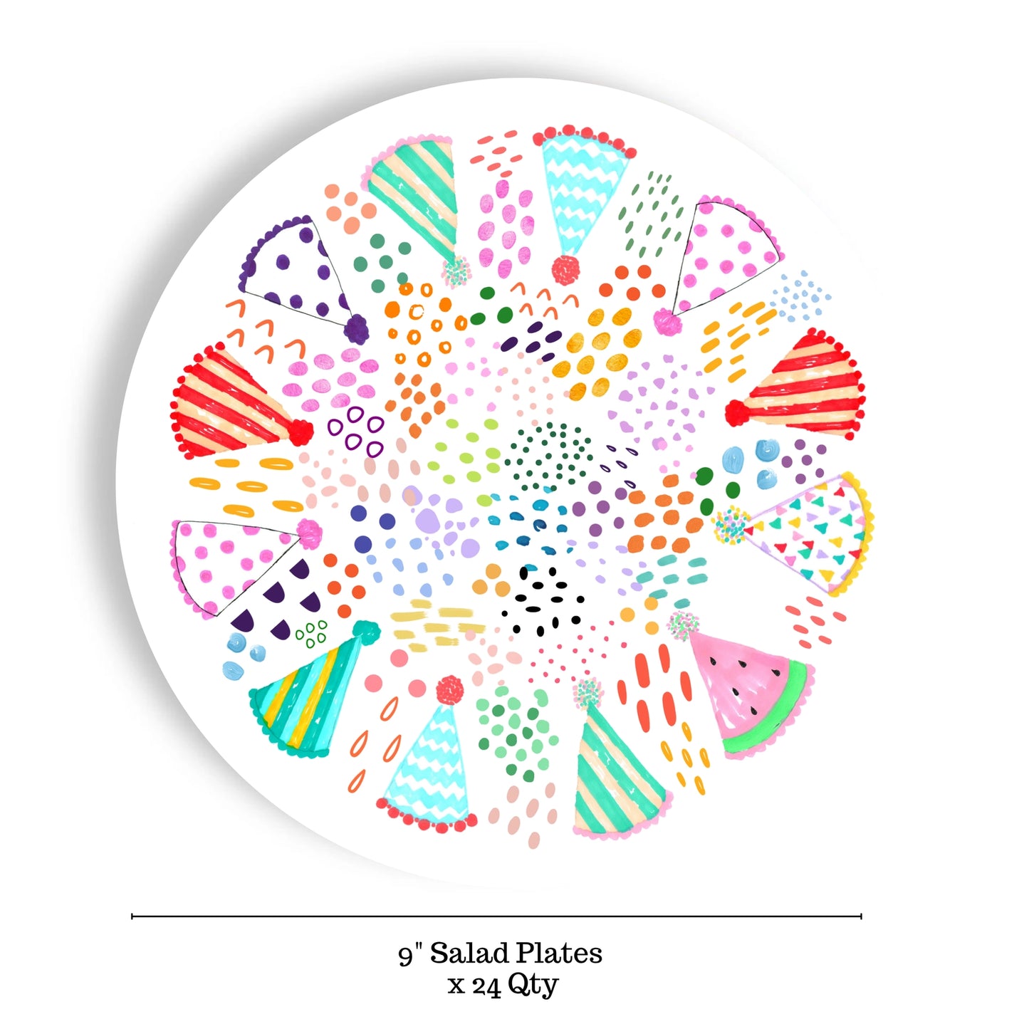 Birthday Party Hat Dinner Plate