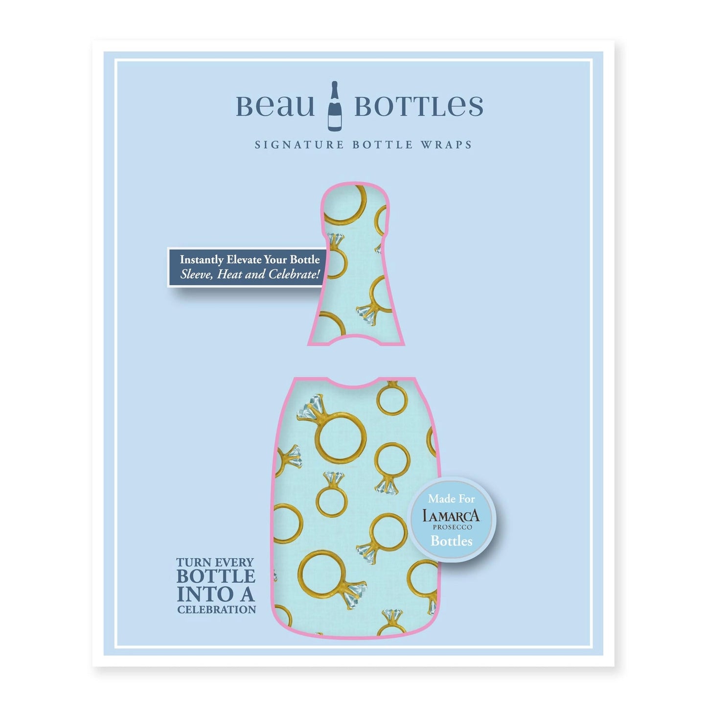 Beau Bottles Blue Engagement Ring - La Marca Edition