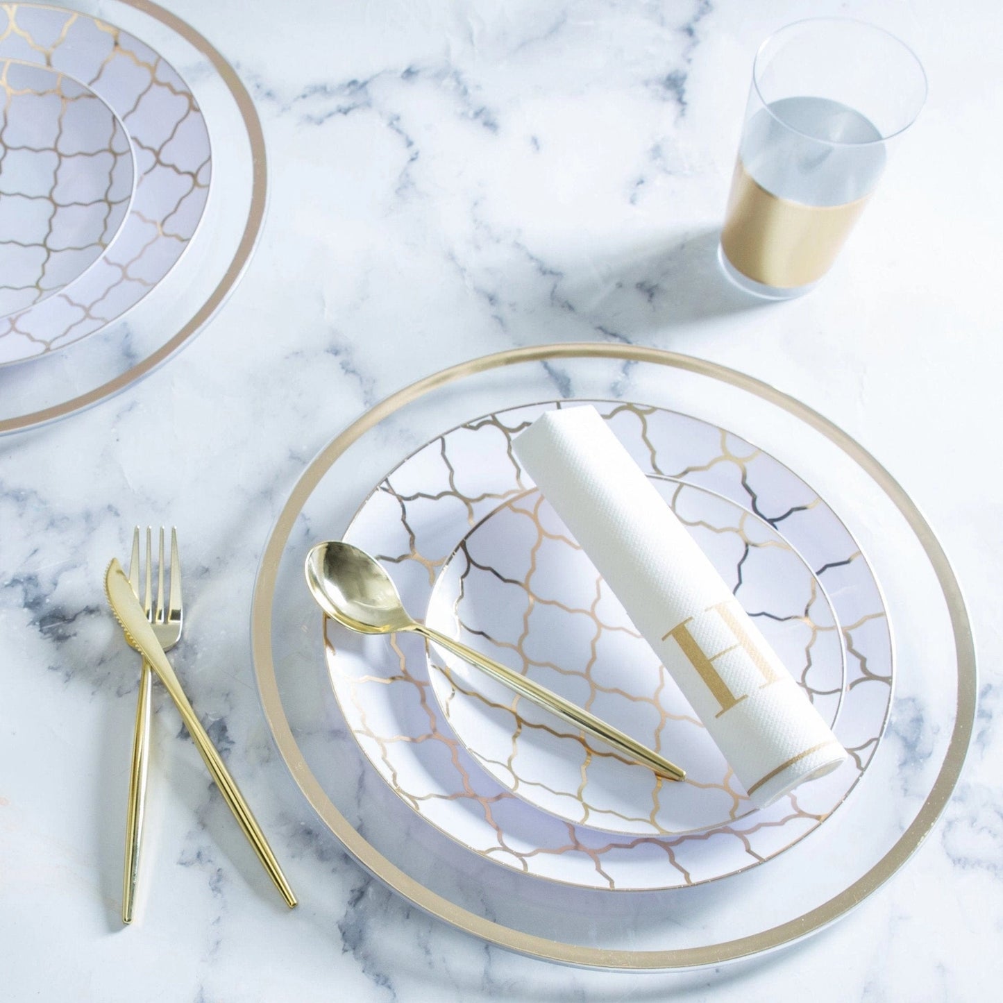 Chic Round Gold Knives