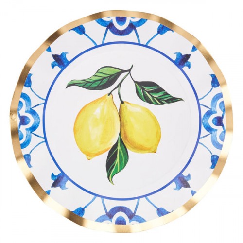 Load image into Gallery viewer, Capri Coast Wavy Dinner Plate

