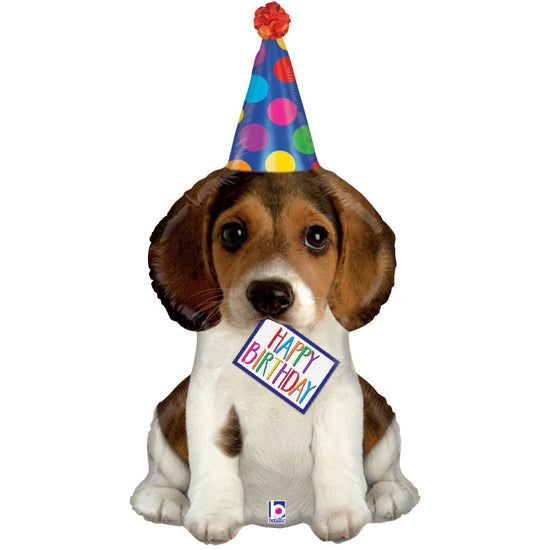 37" HBD Puppy Mylar