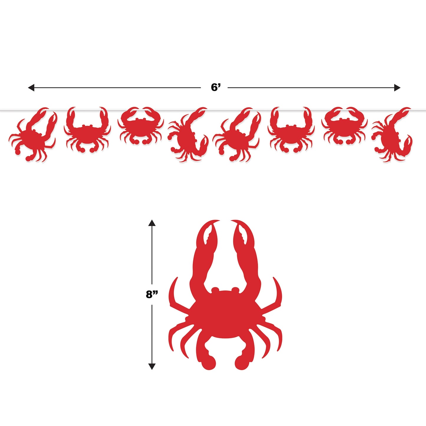 Crab Streamer Garland