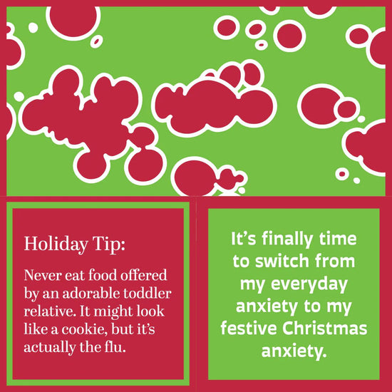 Christmas Napkins: Anxiety