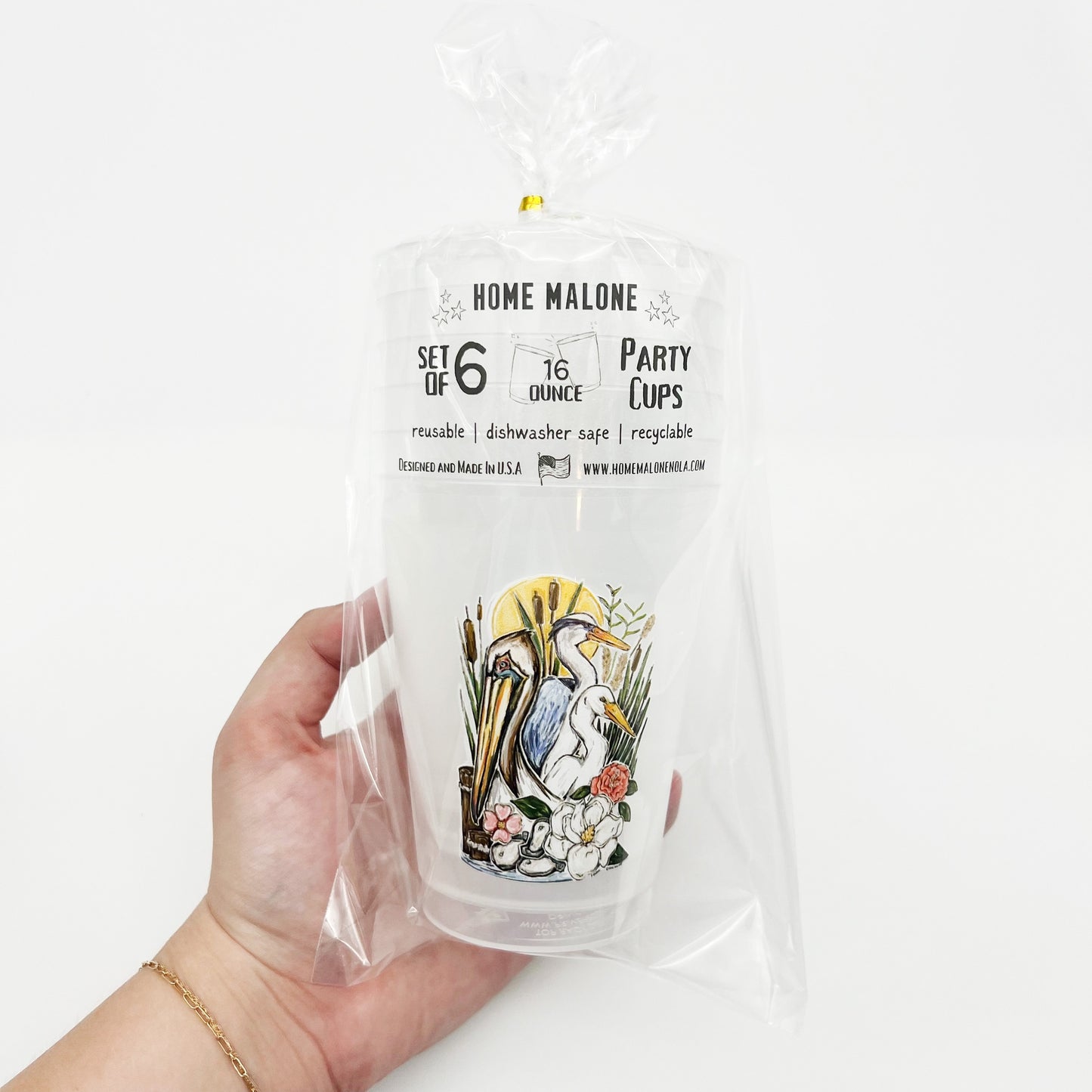 Southern Marshland Party Cup Set
