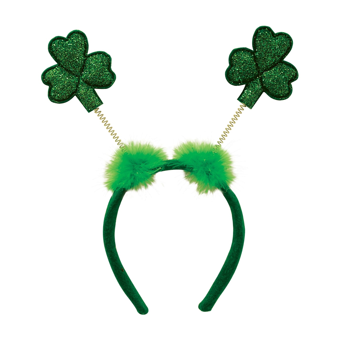 Glittered Shamrock Headband