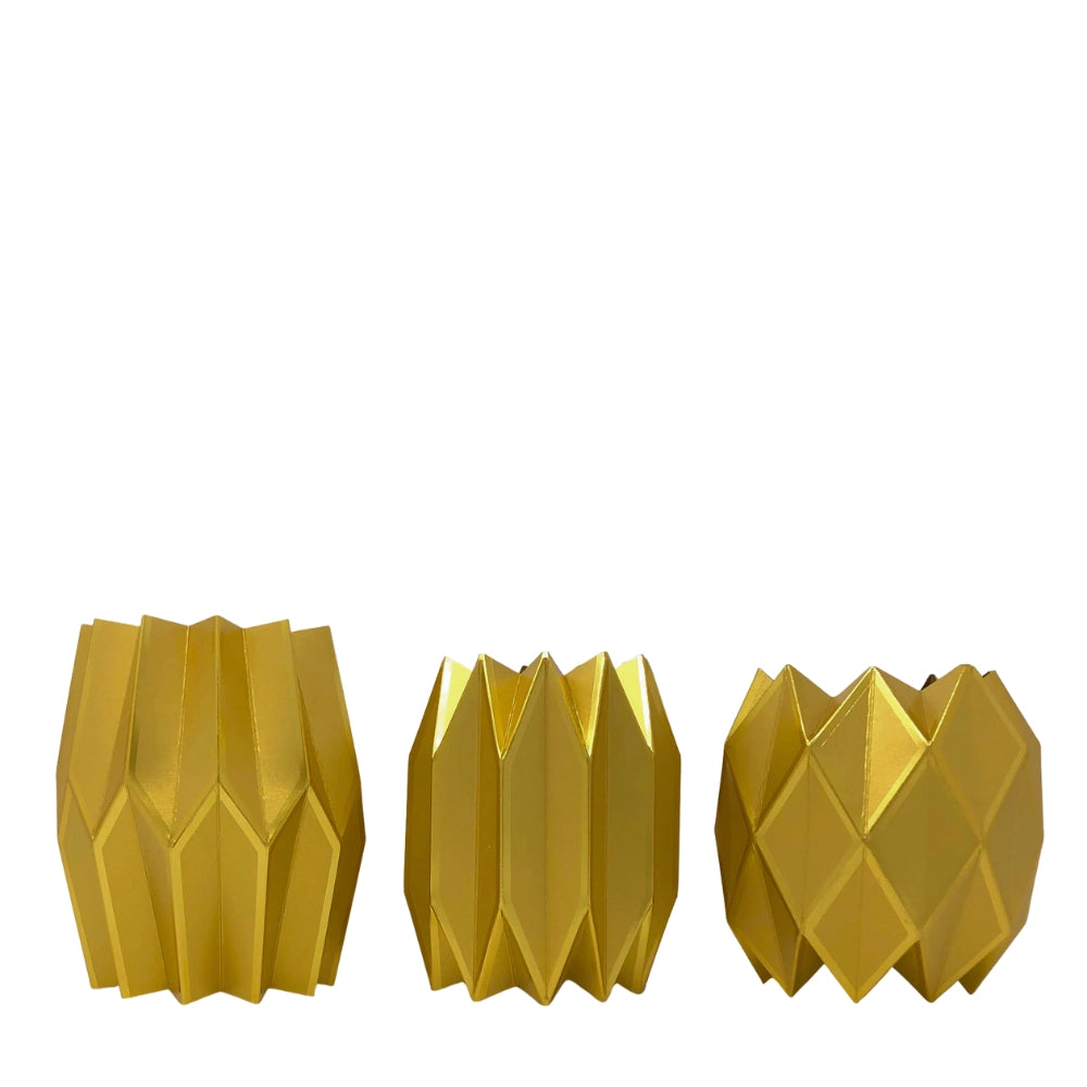 Gold Paper Vase Wraps