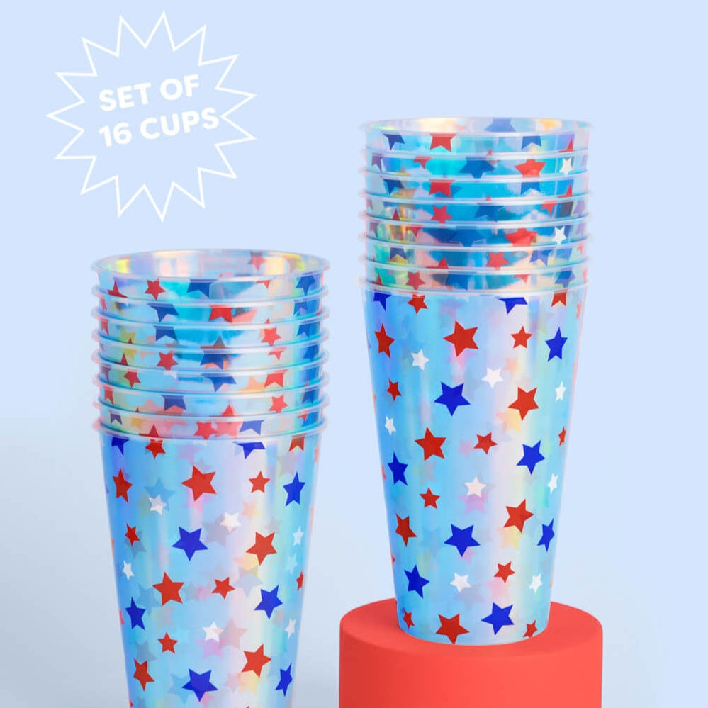 Stars & Stripes Patriotic Cups