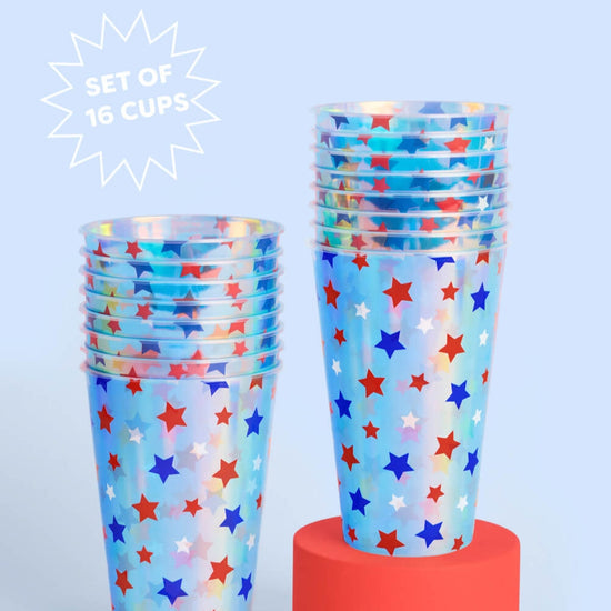 Stars & Stripes Patriotic Cups