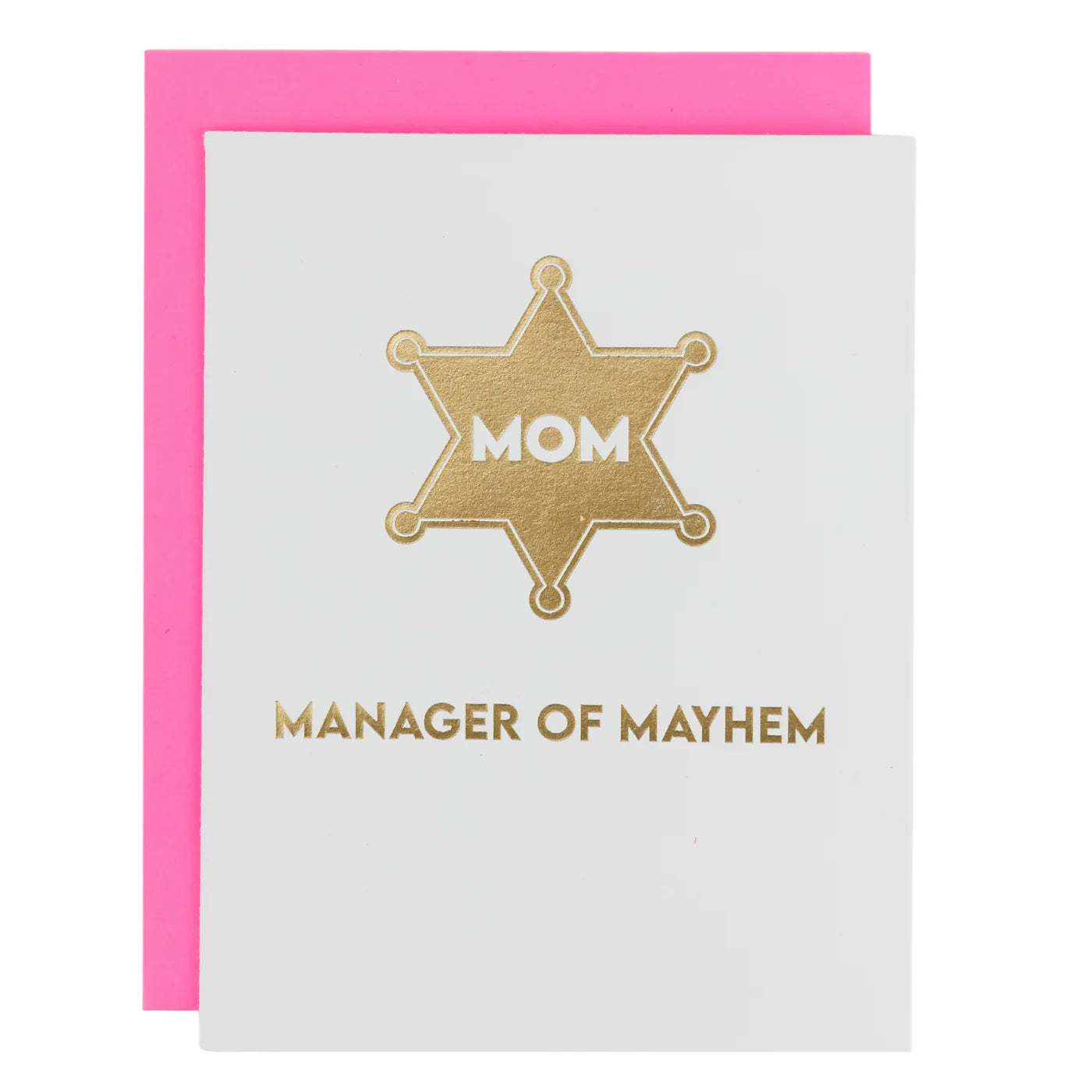 MOM Manager of Mayhem Card