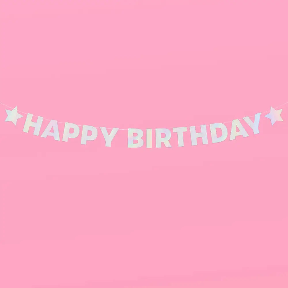Birthday Girl Star Banner