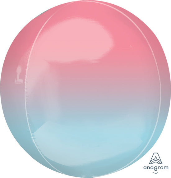 16" Pink to Blue Ombre Orb