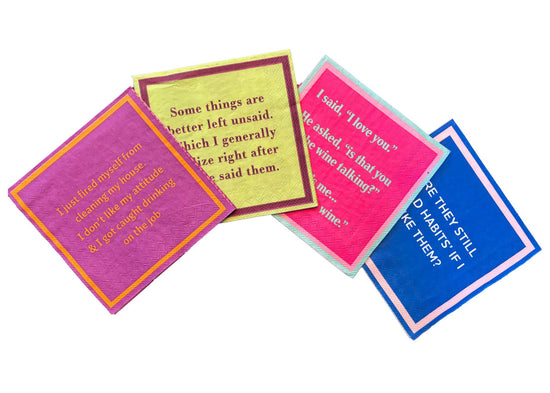 Humorous Napkins Assortment Party Pack
