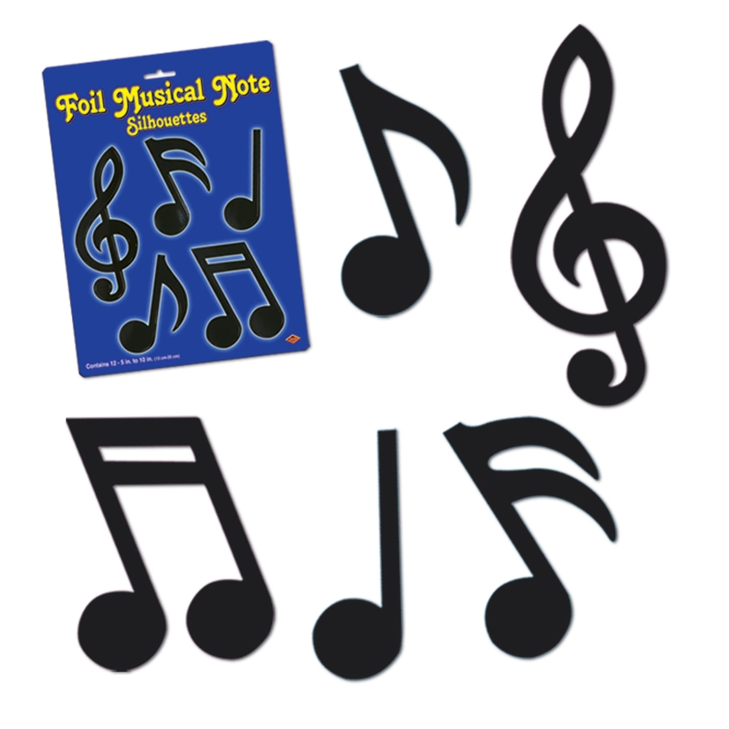 Music Note Silhouettes