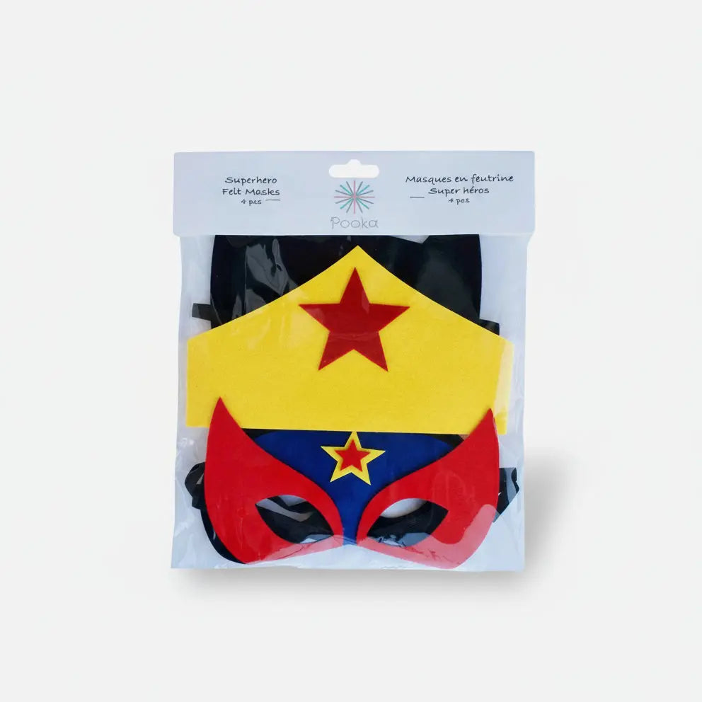 Superhero Felt Masks