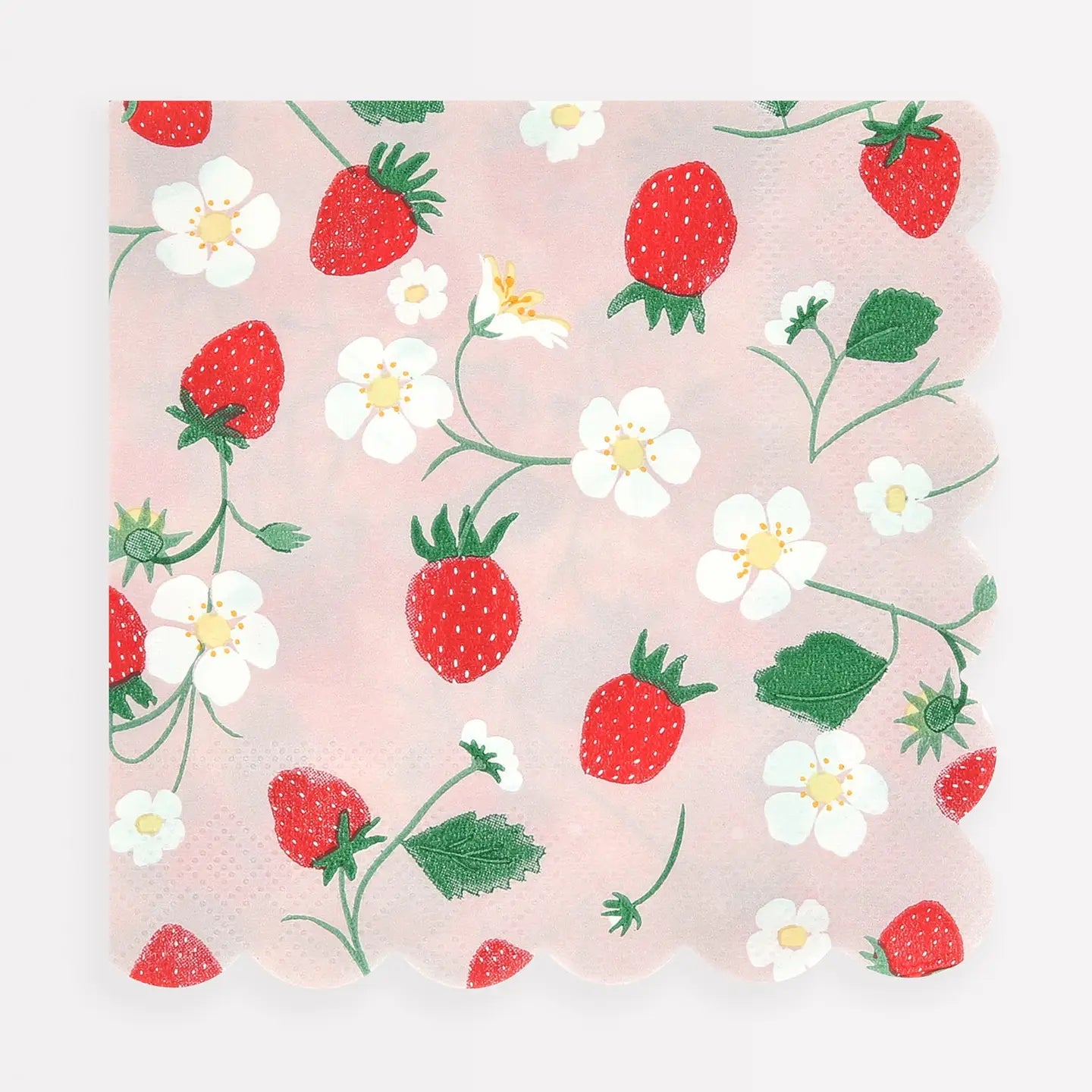 Strawberry Pattern Small Napkins
