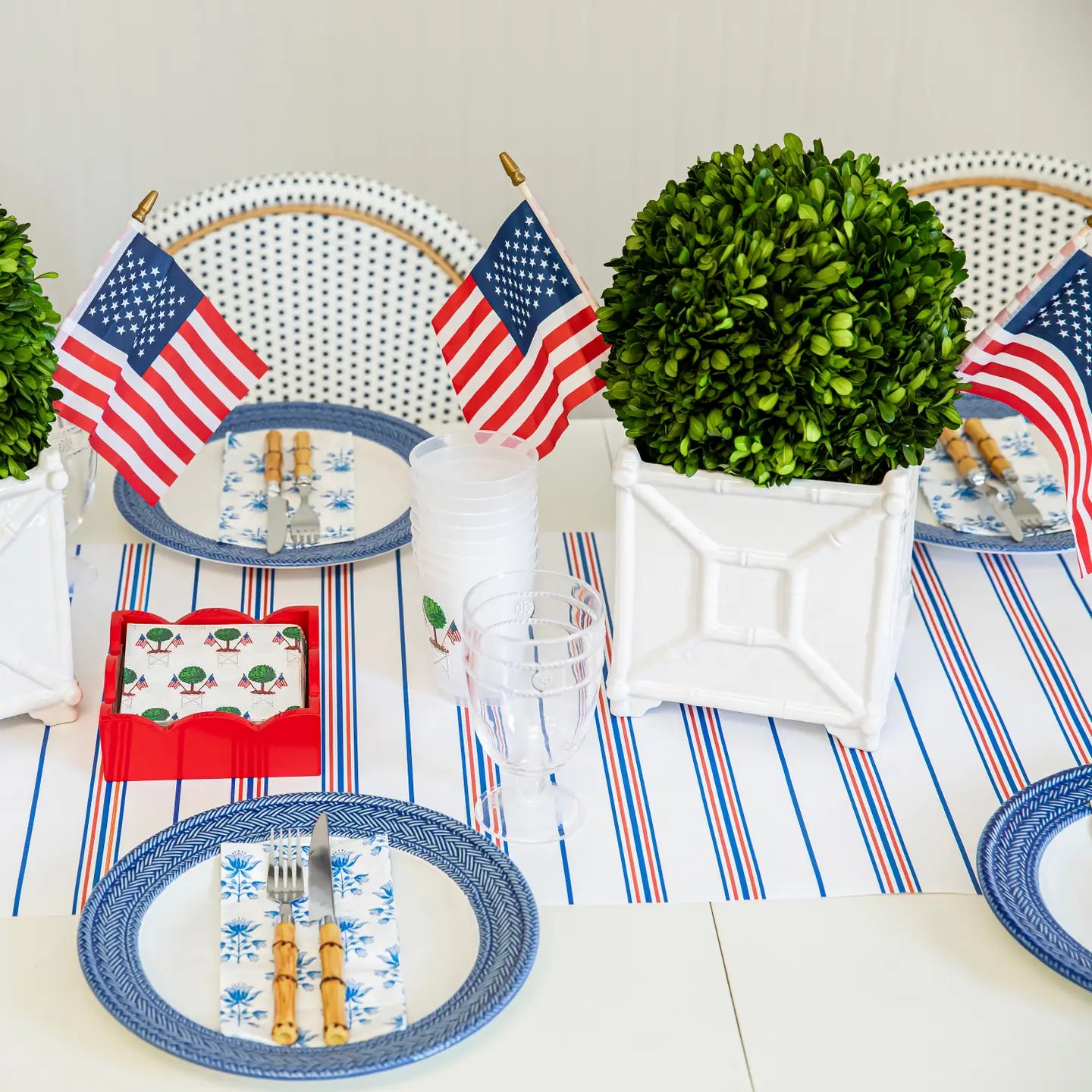 Americana Stripe Table Runner