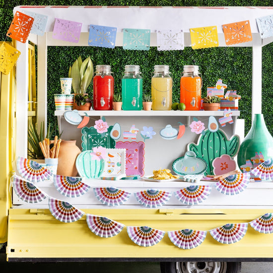 Fiesta Striped Fan Banner