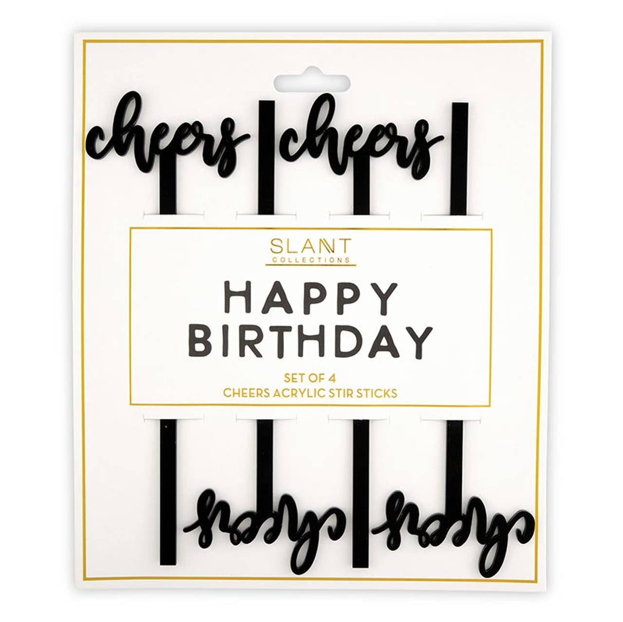 Cheers Acrylic Stir Sticks