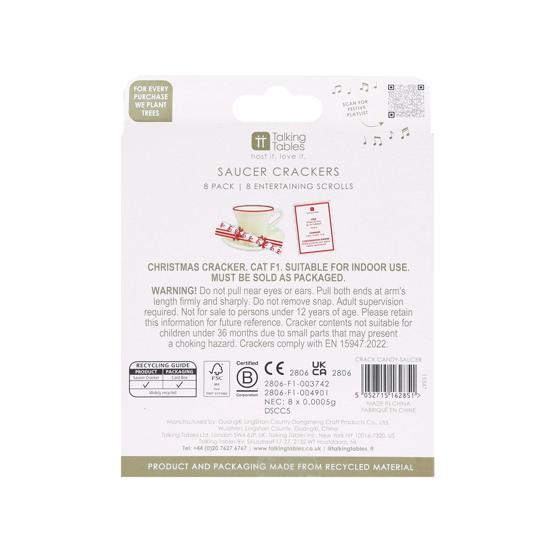 Candy Saucer Crackers