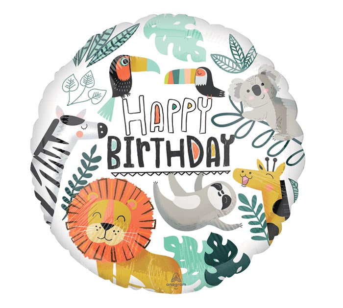 17" Get Wild Birthday