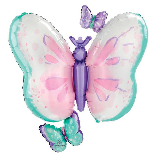 29" Flutters Butterfly Mylar