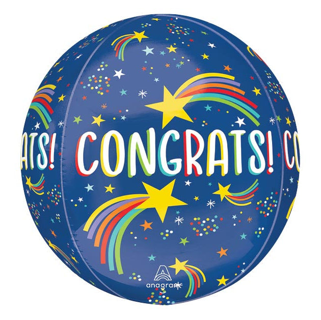 16" Congrats Shooting Star Orbz