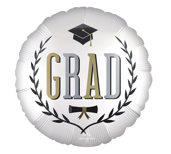 17" Satin Grad Balloon