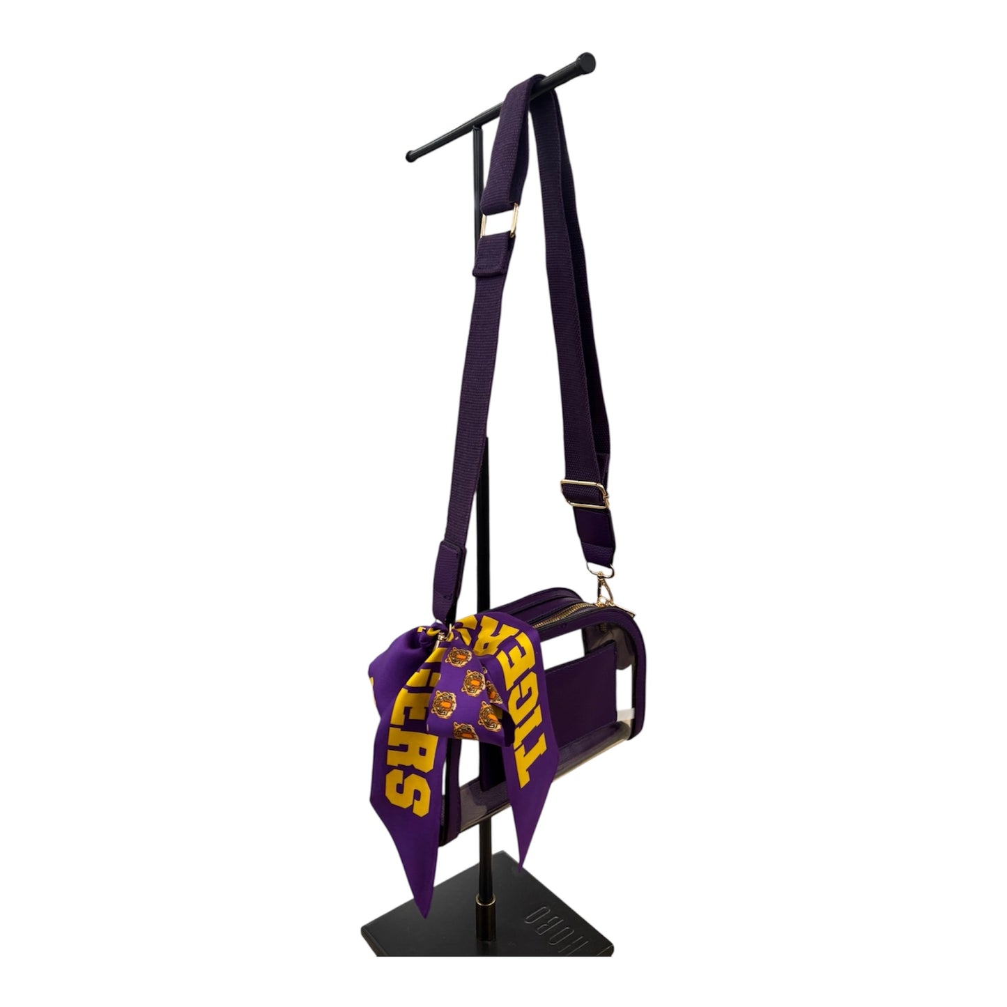 LSU Silk Twilly
