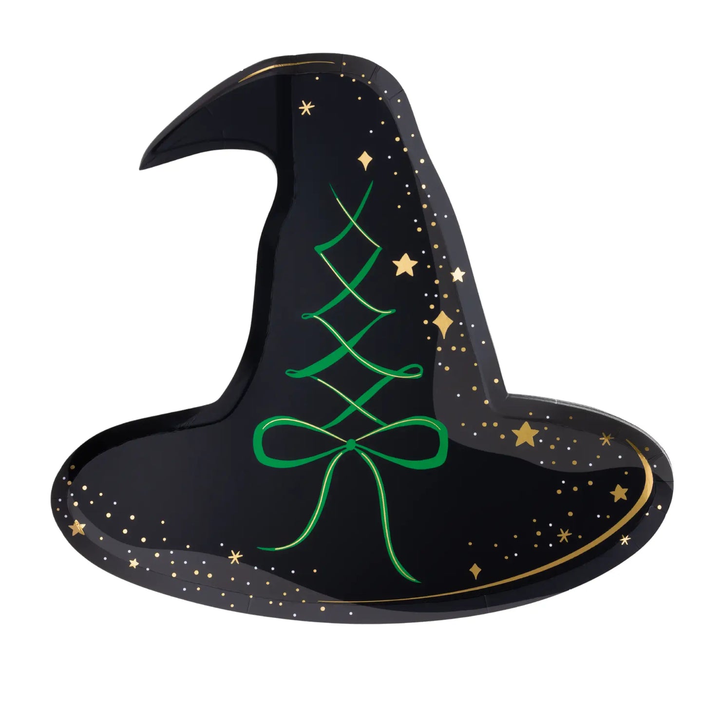 Black Witch Hat Plates