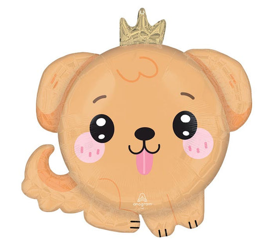 21" Cute Puppy Mylar