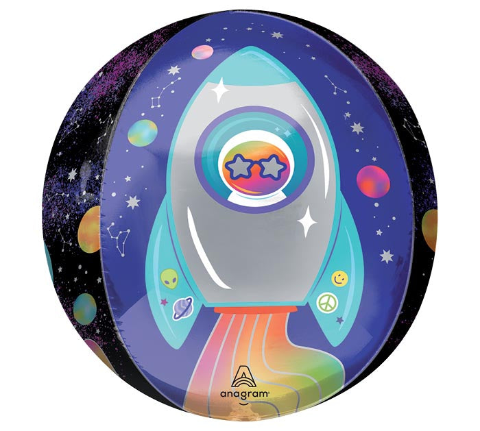 16" Outer Space Orbz Mylar
