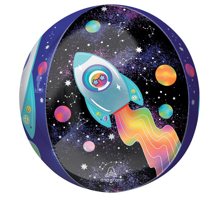 16" Outer Space Orbz Mylar