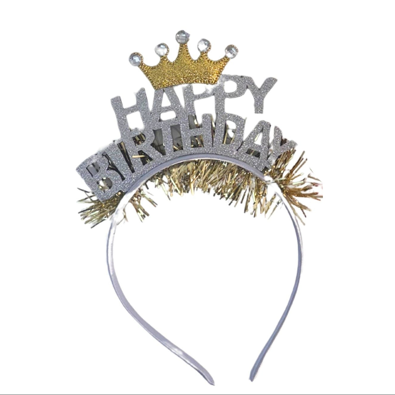 Happy Birthday Glitzy Headband
