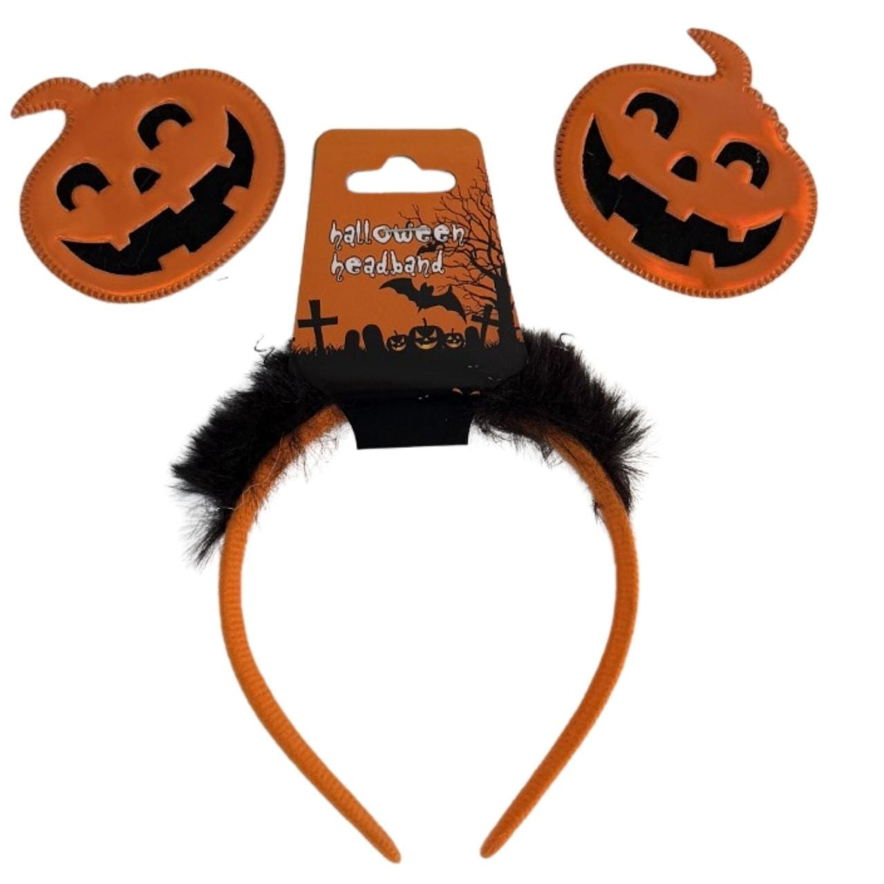 Shimmer Pumpkin Headband Bopper