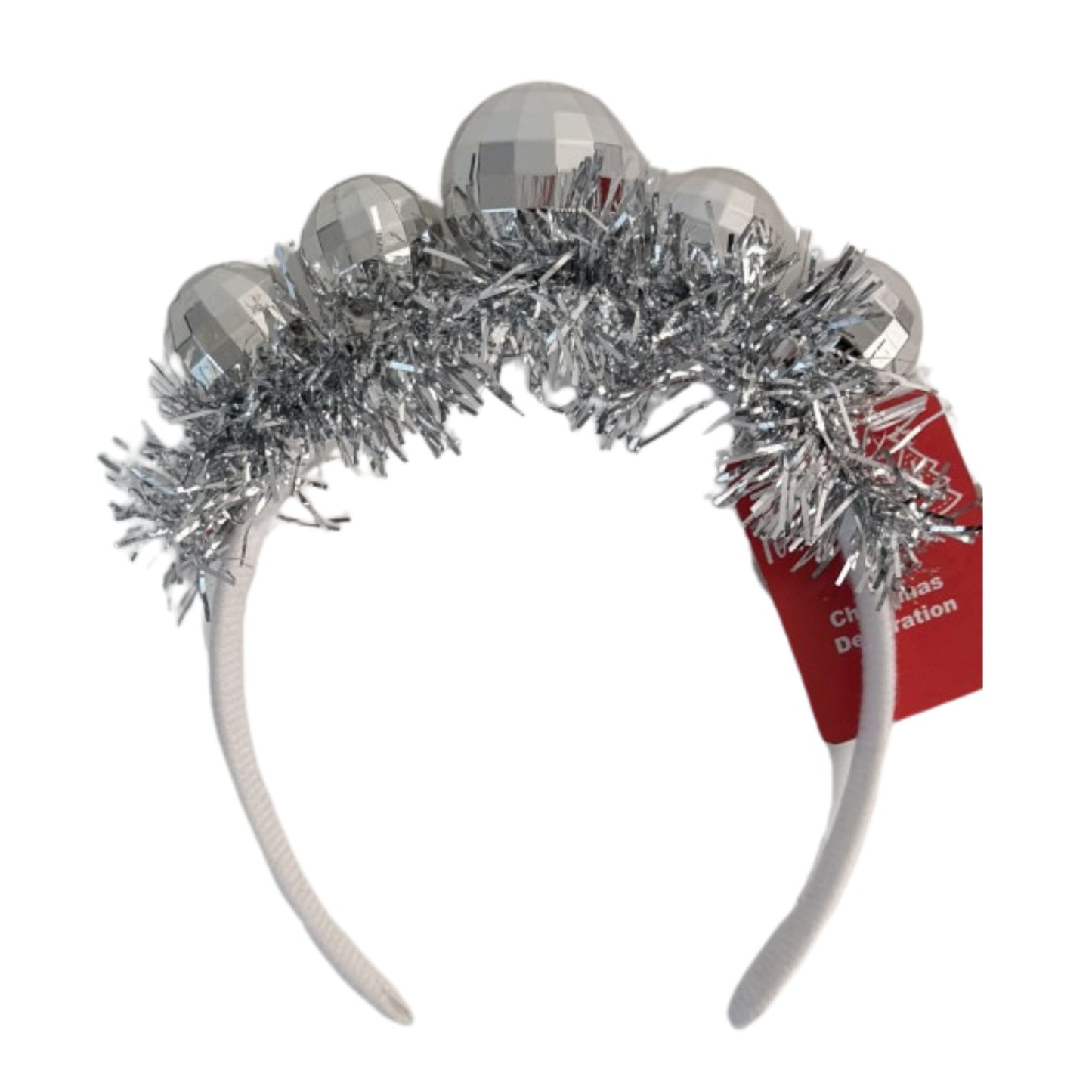 Disco Ball Tinsel Headband