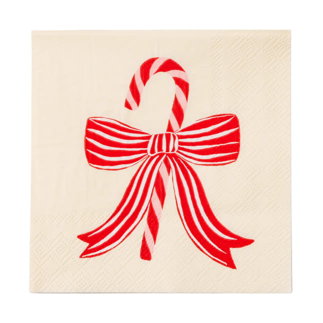 Peppermint Bow Cocktail Napkins