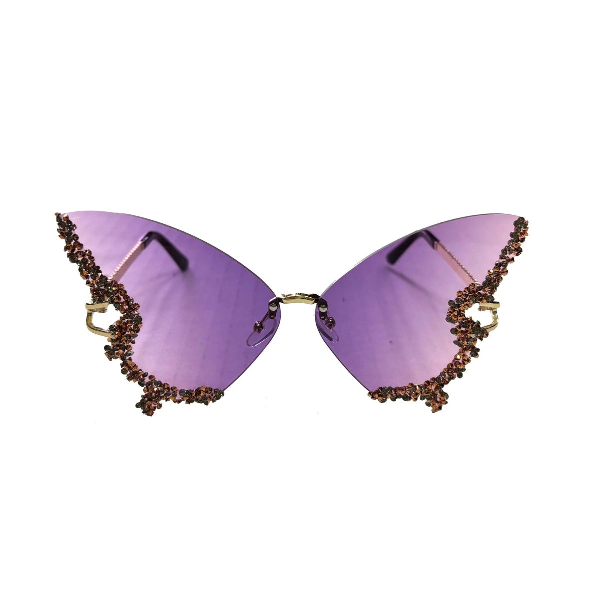 Butterfly Rhinestone Sunglasses