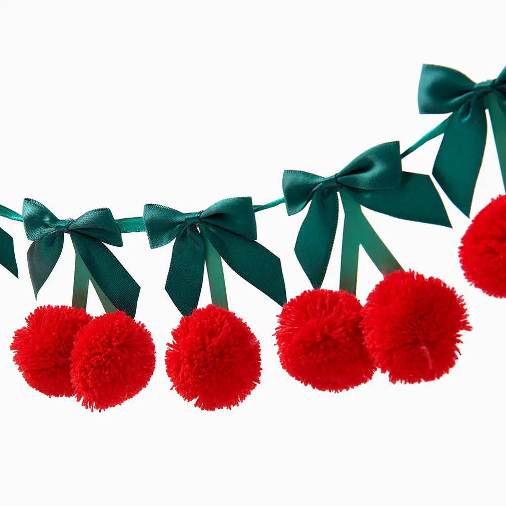 Cherry Pom Garland