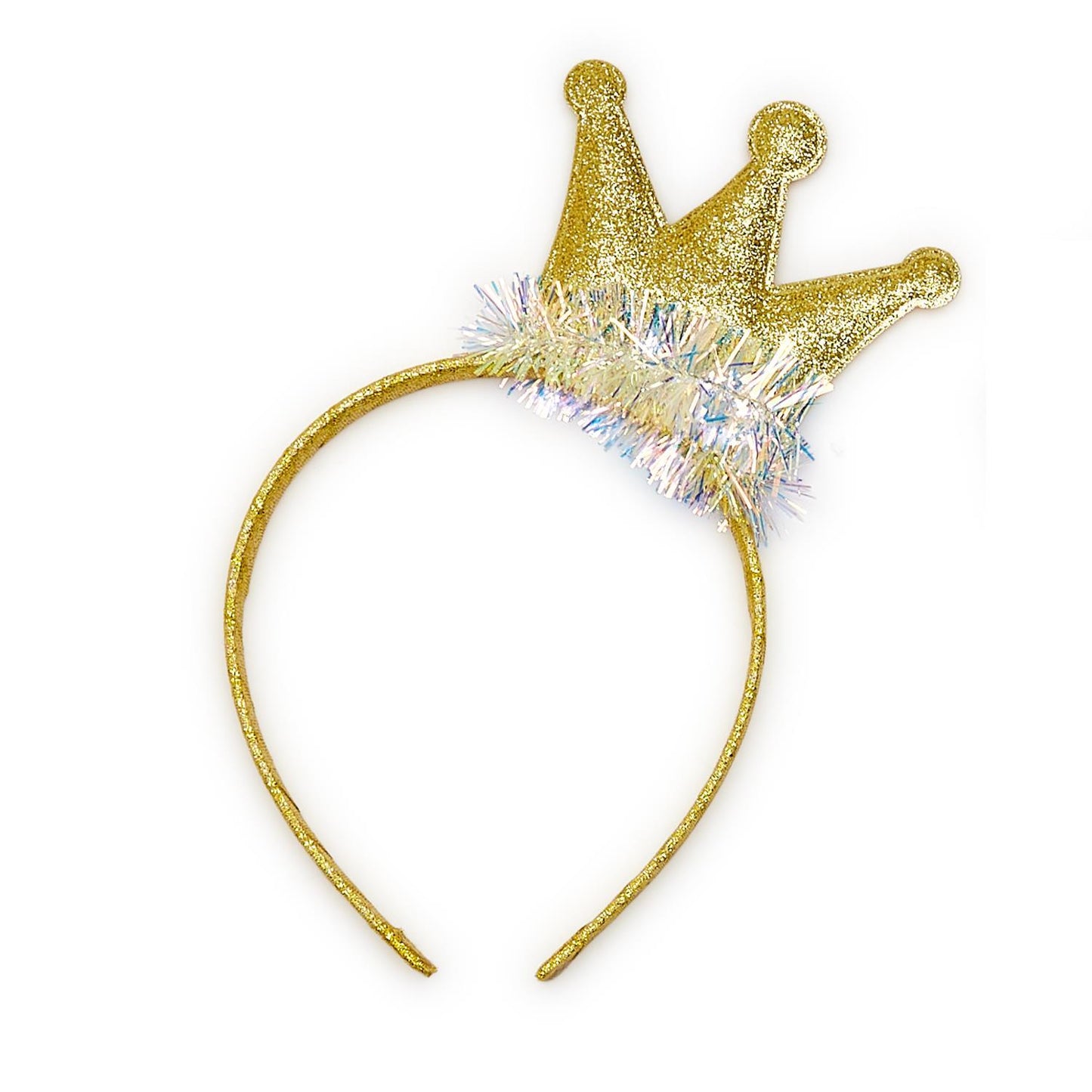 Light Up Crown Gold Headband