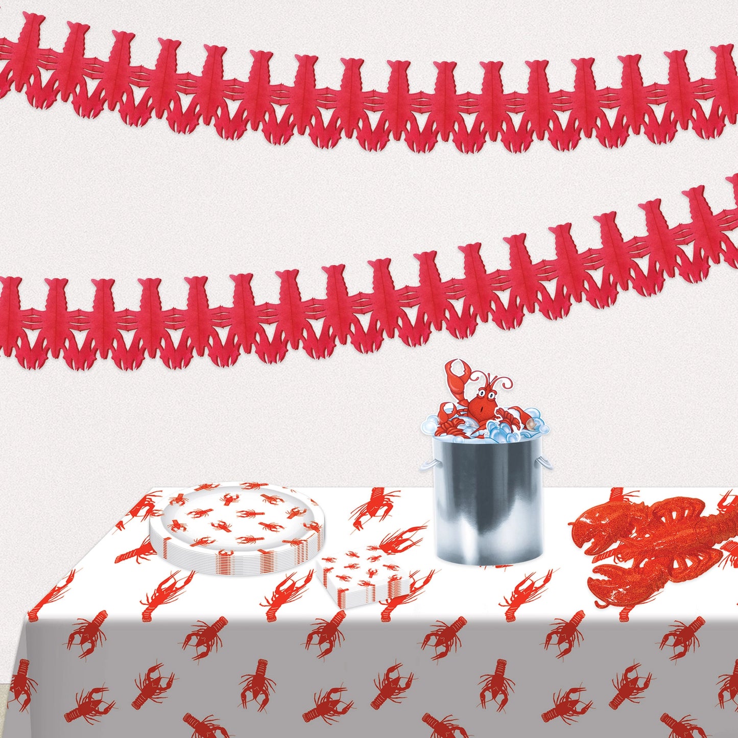 Crawfish Tissue Paper Garland