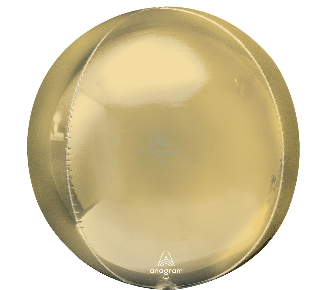 21" White Gold Jumbo Orbz
