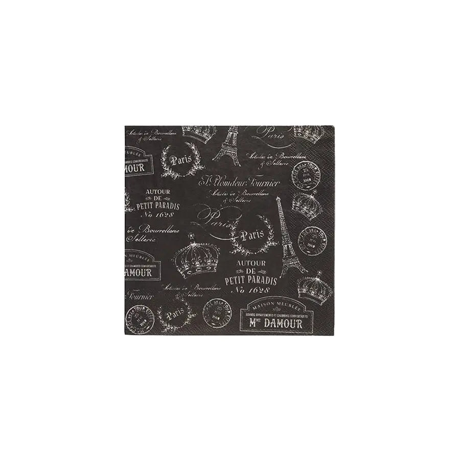Paris Passport Cocktail Napkin
